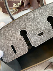Okify Hermes Birkin 25 Bag Gray Togo 25cm - 3
