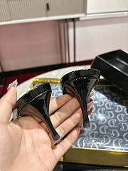 Okify Christian Louboutin Me Dolly Black High Heel Sandals (has big size) - 6