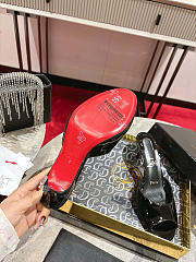 Okify Christian Louboutin Me Dolly Black High Heel Sandals (has big size) - 5
