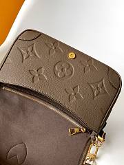 Okify Louis Vuitton Diane Bag Gray M15049 24x15x9cm - 6