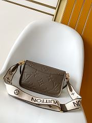 Okify Louis Vuitton Diane Bag Gray M15049 24x15x9cm - 2
