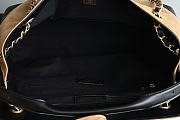 Okify CC 25A Shopping Bag Black Lambskin And Brown Suede AS5634 35x24x12cm - 6