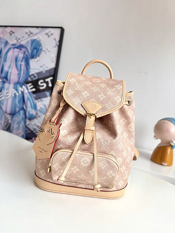 Okify Louis Vuitton Montsouris PM Backpack Meowgram Canvas M15135 30x28x18cm