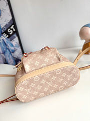 Okify Louis Vuitton Montsouris PM Backpack Meowgram Canvas M15135 30x28x18cm - 5