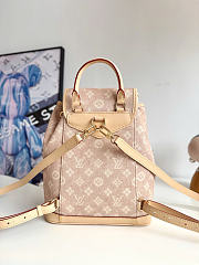 Okify Louis Vuitton Montsouris PM Backpack Meowgram Canvas M15135 30x28x18cm - 4