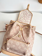 Okify Louis Vuitton Montsouris PM Backpack Meowgram Canvas M15135 30x28x18cm - 3
