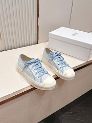 Okify Dior Women Walk’n’dior Light Blue Platform Sneakers 4.5cm - 5