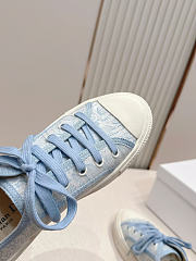 Okify Dior Women Walk’n’dior Light Blue Platform Sneakers 4.5cm - 6
