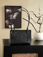 Okify CC Preppy Coco Flap Bag Black Caviar 22x15x7cm - 4