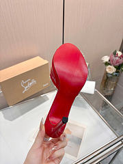 Okify Christian Louboutin Me Dolly Red High Heel Sandals (has big size) - 6