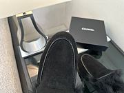 Okify CC Black Fur Women Loafers  - 4