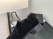 Okify CC Black Fur Women Loafers  - 5