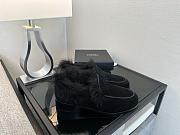 Okify CC Black Fur Women Loafers  - 1