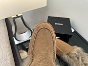 Okify CC Brown Fur Women Loafers  - 4