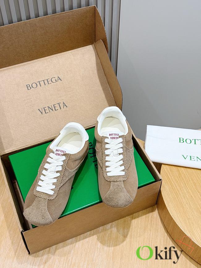Okify Bottega Veneta Orbit Flash Light Brown Sneakers Unisex - 1