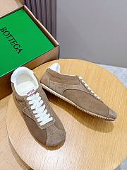 Okify Bottega Veneta Orbit Flash Light Brown Sneakers Unisex - 6