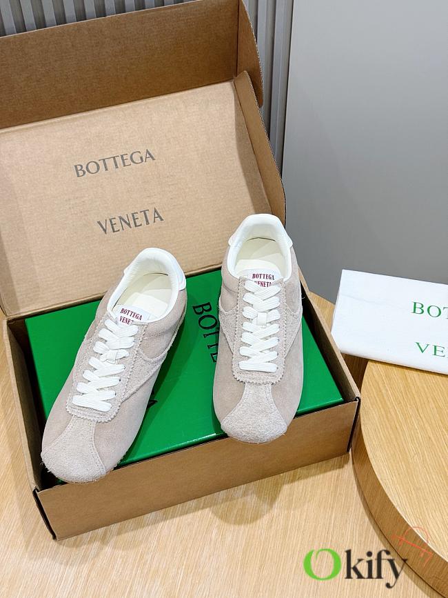 Okify Bottega Veneta Orbit Flash Light Beige Sneakers Unisex - 1