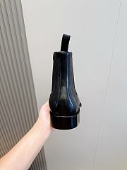Okify Gucci Black Leather Men Boots (has big size) 30096 - 2