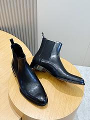 Okify Gucci Black Leather Men Boots (has big size) 30096 - 6
