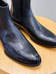 Okify Gucci Black Leather Men Boots (has big size) 30097 - 2