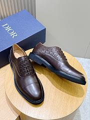 Okify Dior Combat Brown Men Oxford Shoes 30102 - 3