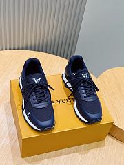 Okify Louis Vuitton Dark Blue Men Sneakers 30108 - 1
