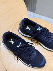 Okify Louis Vuitton Dark Blue Men Sneakers 30108 - 4