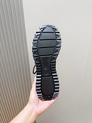 Okify Louis Vuitton Dark Blue Men Sneakers 30109 - 5