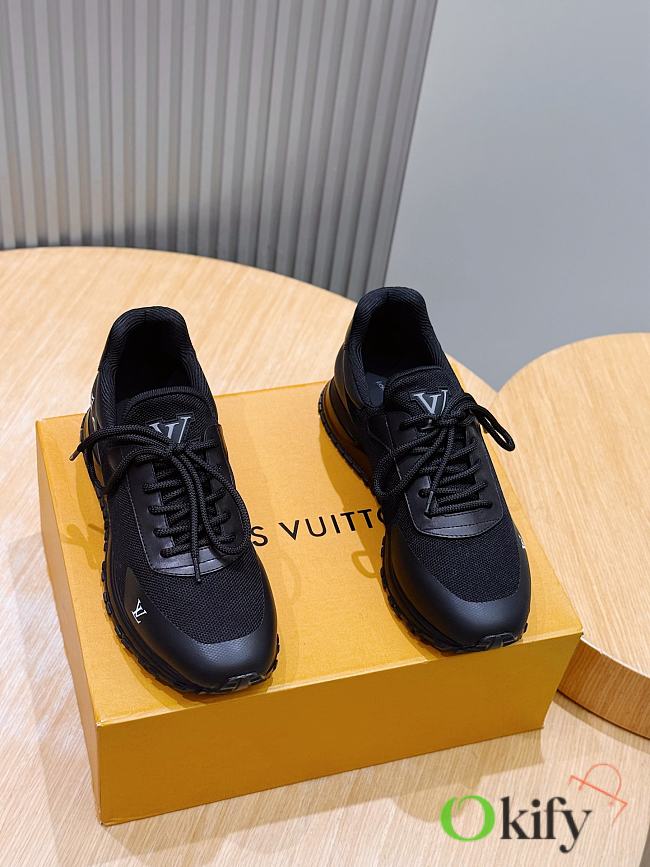 Okify Louis Vuitton Dark Blue Men Sneakers 30109 - 1