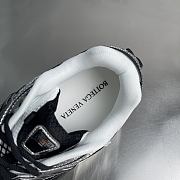 Okify Bottega Veneta Orbit Black And Silver Sneakers Unisex (has big size) - 3