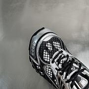 Okify Bottega Veneta Orbit Black And Silver Sneakers Unisex (has big size) - 6