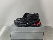 Okify Balenciaga Runner Led Black Sneakers (has big size) - 1