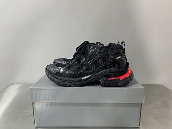 Okify Balenciaga Runner Led Black Sneakers (has big size)