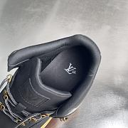 Okify Louis Vuitton Remix Black Suede Men Boots - 5
