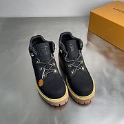 Okify Louis Vuitton Remix Black Suede Men Boots - 6
