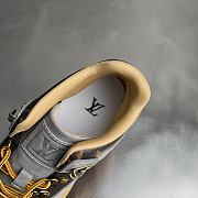 Okify Louis Vuitton Remix Gray Suede Men Boots - 5