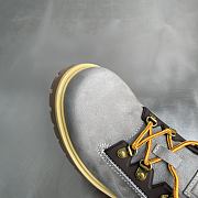 Okify Louis Vuitton Remix Gray Suede Men Boots - 4