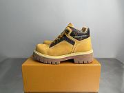 Okify Louis Vuitton Remix Yellow Suede Men Boots - 1