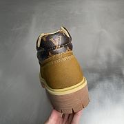 Okify Louis Vuitton Remix Mustard Brown Suede Men Boots - 6