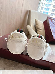 Okify Gucci Shift White Suede Women Sneakers - 6