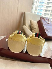 Okify Gucci Shift Yellow Suede Women Sneakers - 3