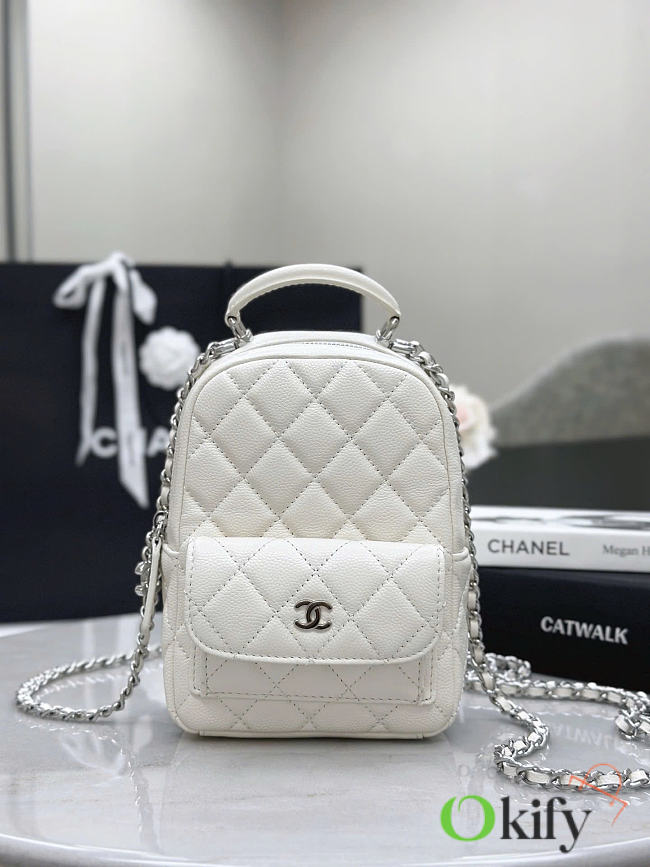 Okify CC 24C White Caviar Backpack 18x22x10cm - 1
