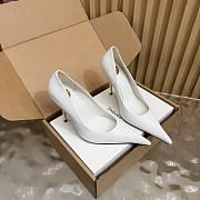 Okify YSL White High Heels 10.5cm 30131 (has big size) - 4