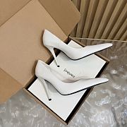 Okify YSL White High Heels 10.5cm 30131 (has big size) - 5