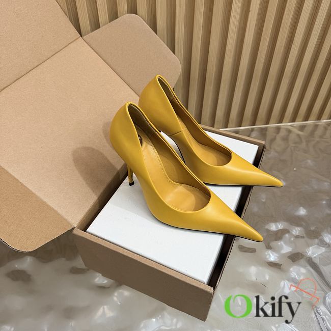 Okify YSL Yellow High Heels 10.5cm (has big size) - 1