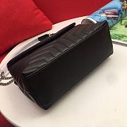 Okify YSL Loulou Small Bag Black Silver Hardware 24x18x9cm - 3