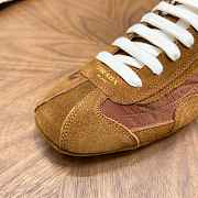 Okify Prada Montecarlo Brown Suede Men Sneakers  - 2