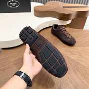 Okify Prada Montecarlo Dark Brown Suede Men Sneakers  - 6