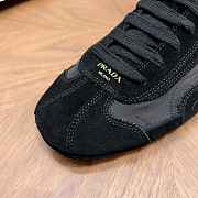 Okify Prada Montecarlo Black Suede Men Sneakers  - 4