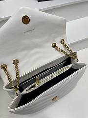 Okify YSL Loulou Small Bag White Gold Hardware 24x18x9cm - 4
